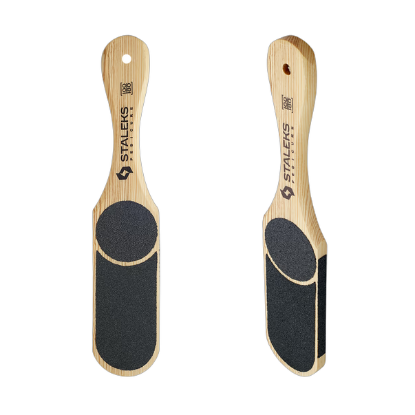 Пилка для п'ят дерев'яна STALEKS BEAUTY & CARE 10 TYPE 3 (60, 80, 100 та 120 грит)