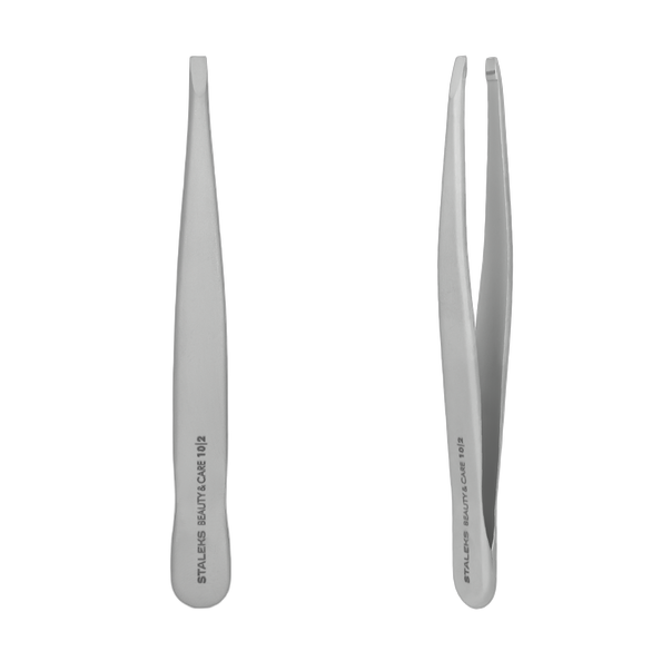 Eyebrow tweezers BEAUTY & CARE 10 TYPE 2 (narrow straight)