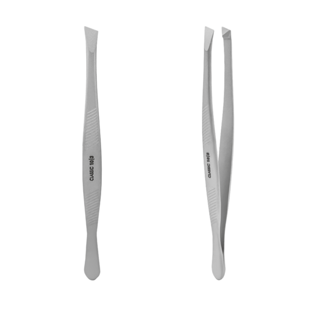 Eyebrow tweezers CLASSIC 10 TYPE 3 (wide beveled)