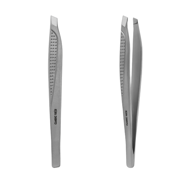 Eyebrow tweezers CLASSIC 15 TYPE 3 (wide beveled)