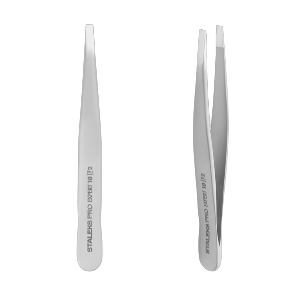 Eyebrow tweezers EXPERT 10 TYPE 2 (narrow straight)