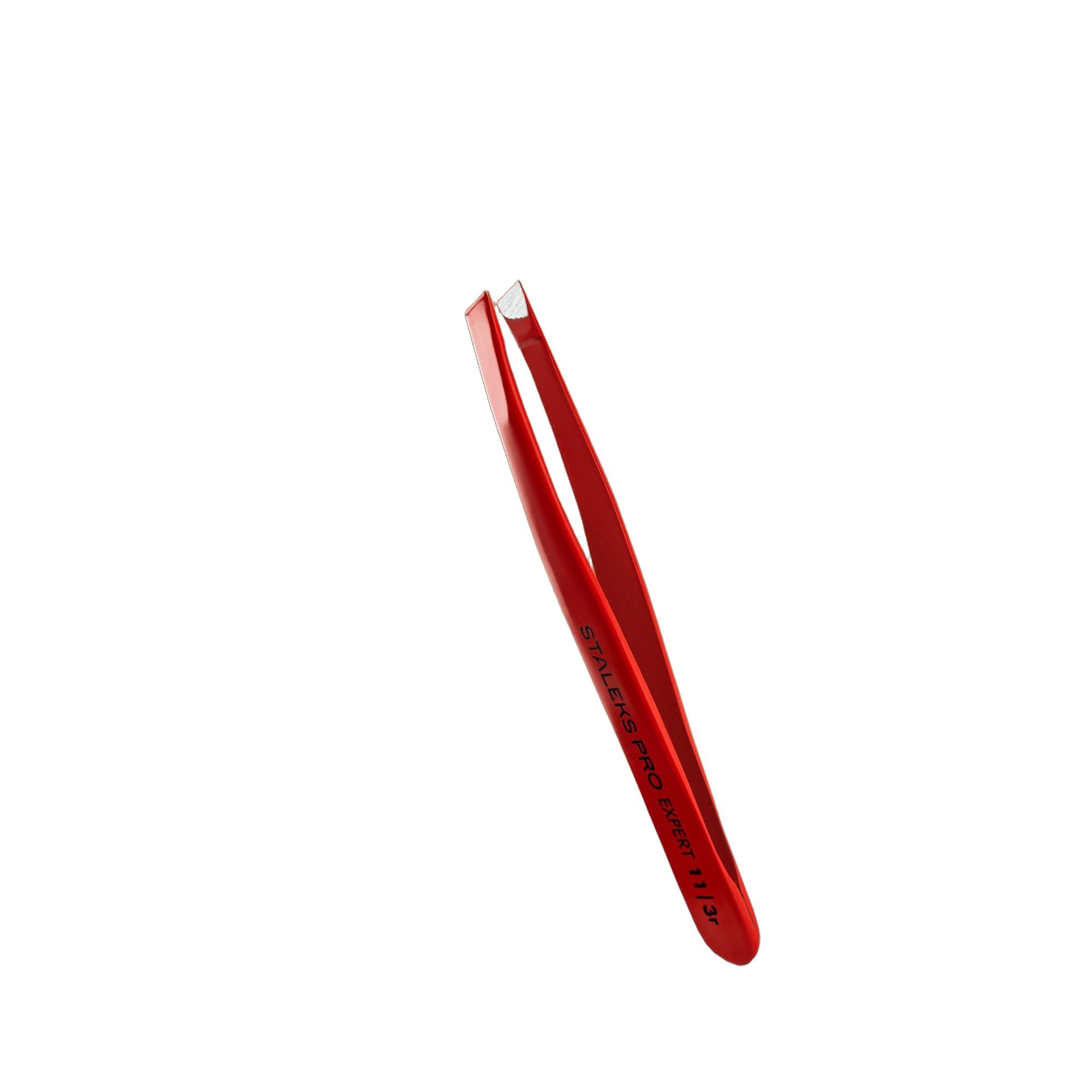 Eyebrow tweezers red EXPERT 11 TYPE 3r (wide beveled)