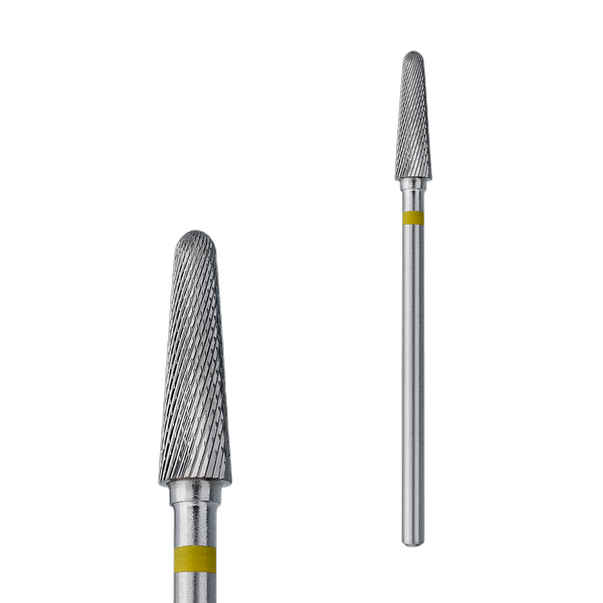 Kõvasulamfrees Koonusjas kärbitud STALEKS PRO EXPERT 4 x 13 mm kollane (ülipeen)