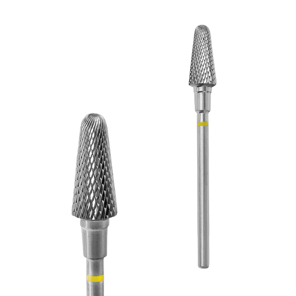 Kõvasulamfrees Koonusjas kärbitud STALEKS PRO EXPERT 6 x 14 mm kollane (ülipeen)