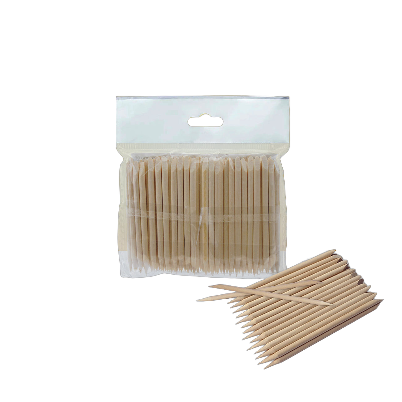 Orange stick EXPERT wooden 75 mm (100 pcs)