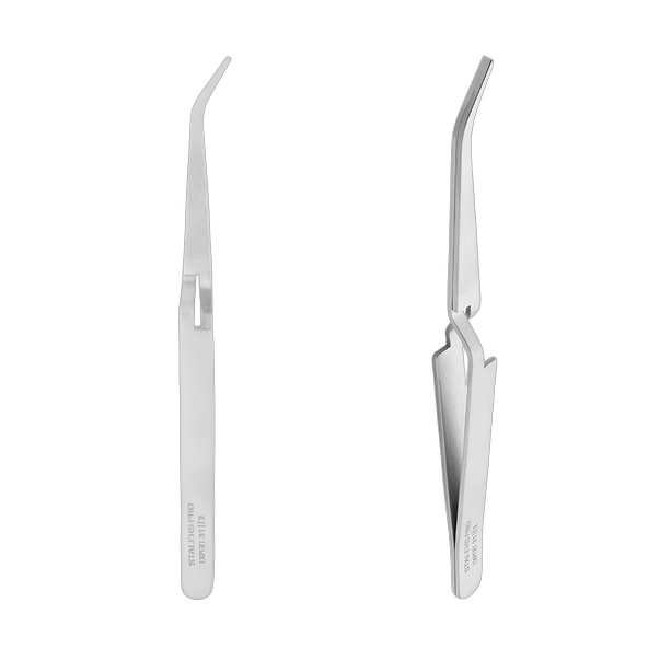 Reverse аction tweezers for nail art EXPERT 31 TYPE 2