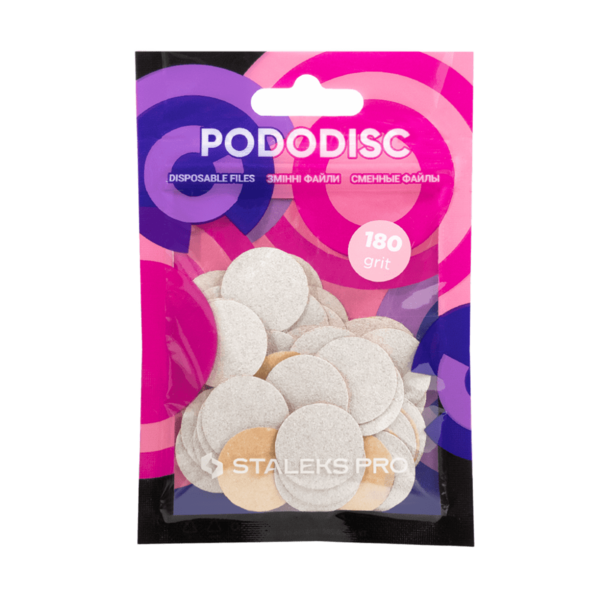 STALEKS PRO EXPERT PODODISC M valged vahetusfailid 180 gritti 50 tk