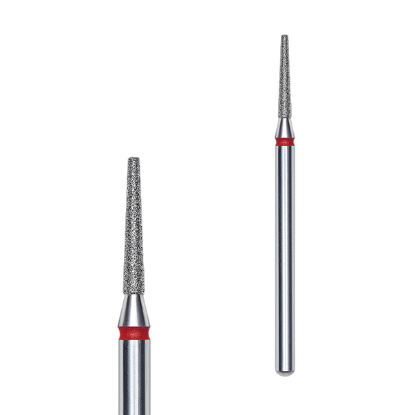 Teemantfrees Koonus kärbitud STALEKS PRO EXPERT 1,6 x 10 mm punane (peen)