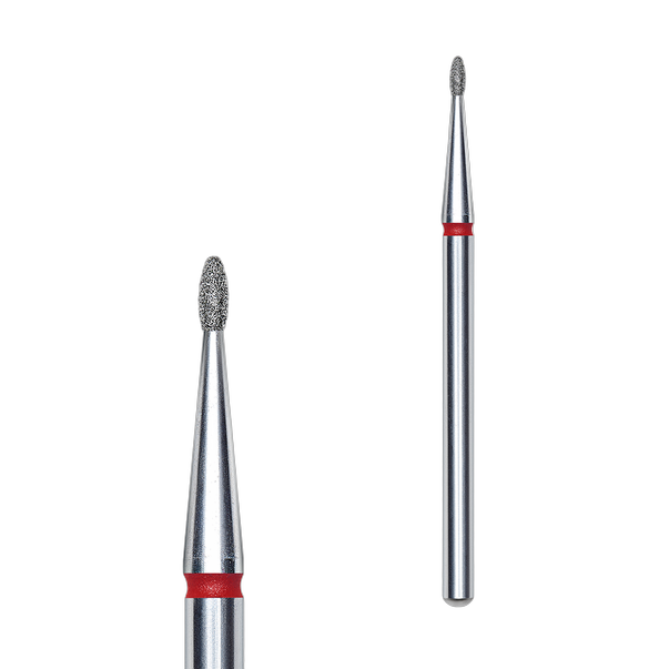 Teemantfrees Pung ümardatud STALEKS PRO EXPERT 1,2 x 3 mm punane (peen)