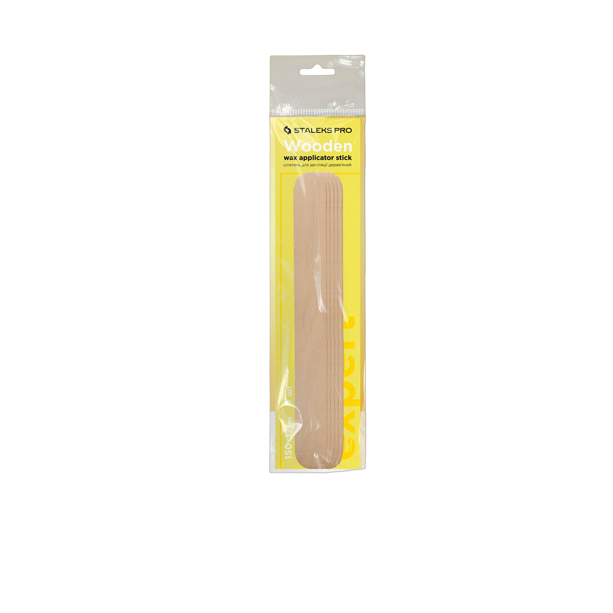 Wooden wax applicator stick EXPERT 150x17 mm (5 pcs)
