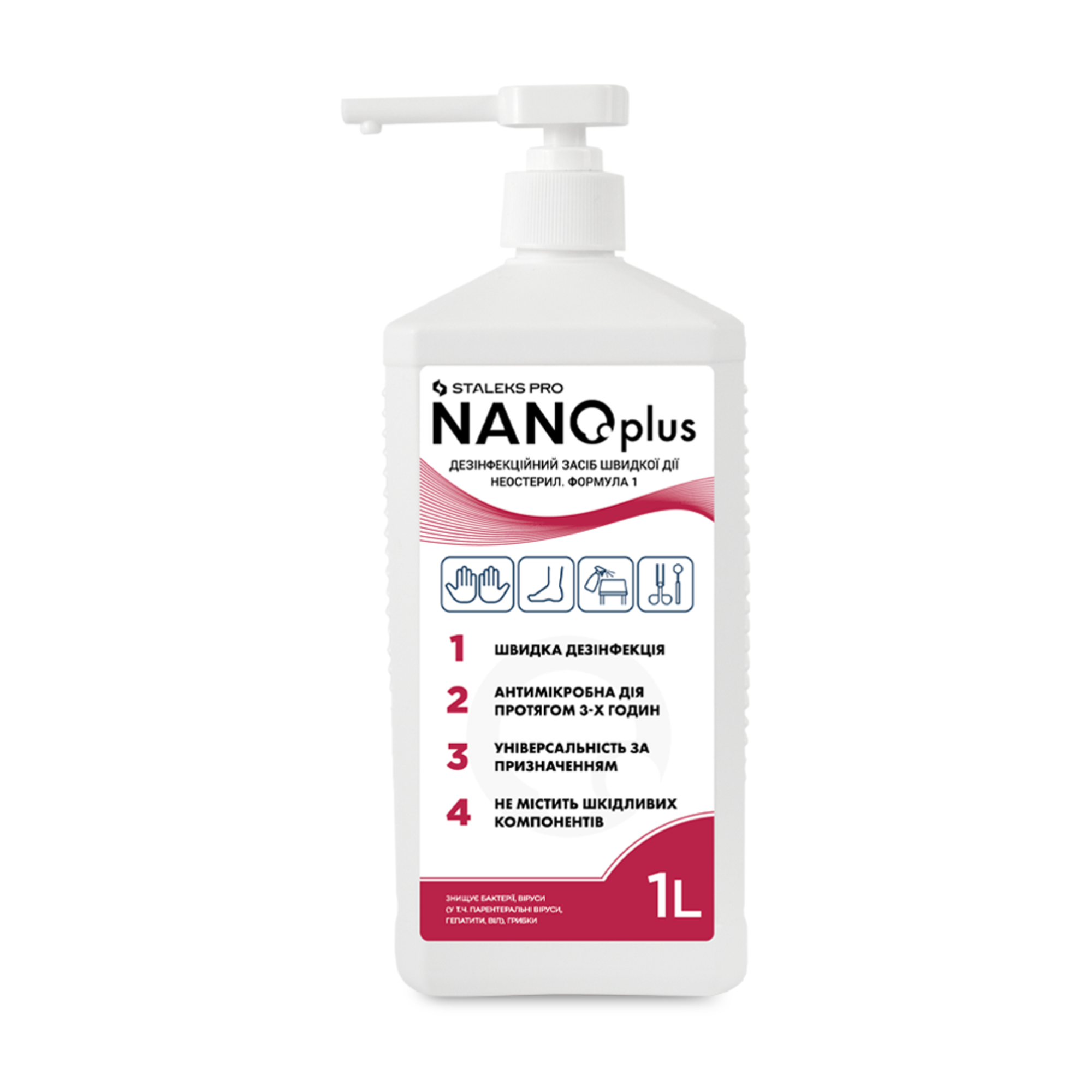 Fast‑acting disinfectant NANOplus (pump) 1 L