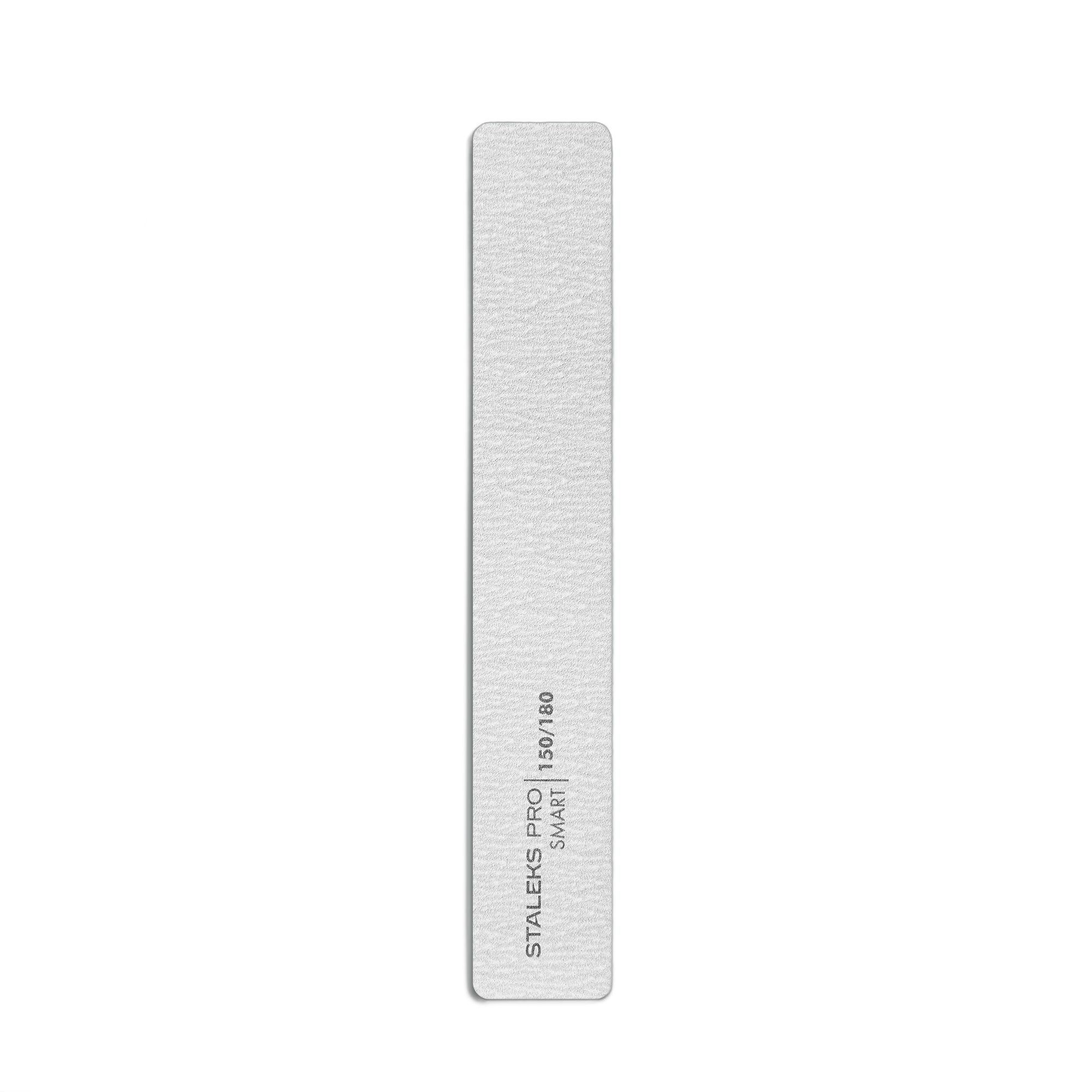 Wide straight mineral nail file SMART 150/180 grit (5 pcs), set