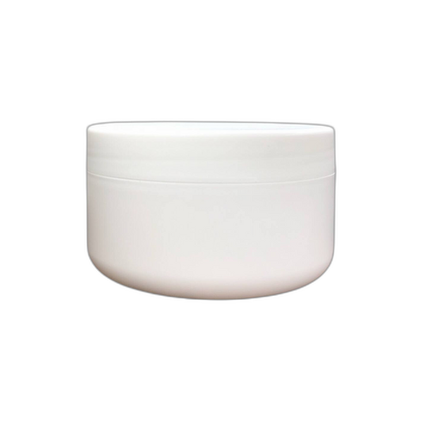 White plastic can for cream and sugar paste 250 ml